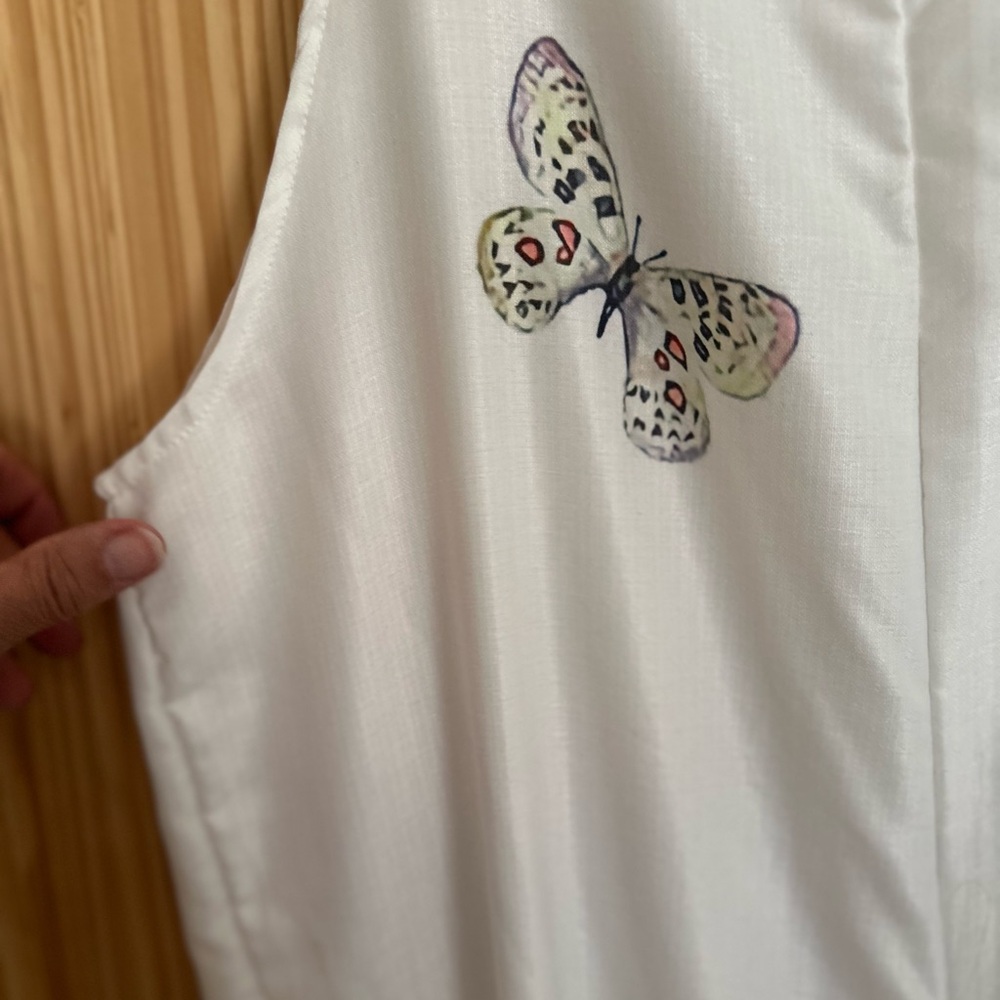 Floral Butterfly Print Jumpsuit/ never worn - Picture 5 of 8